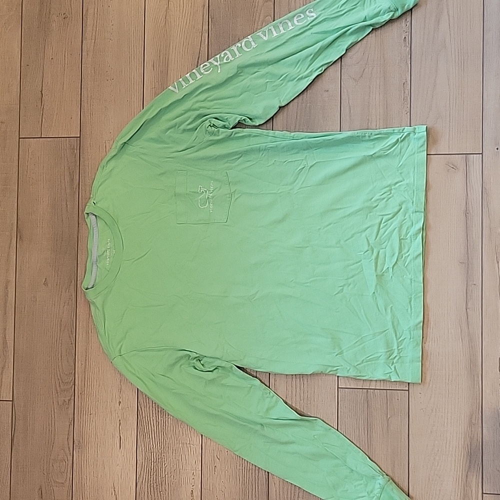 Vineyard Vines Long Sleeve Green TShirt - Size XS